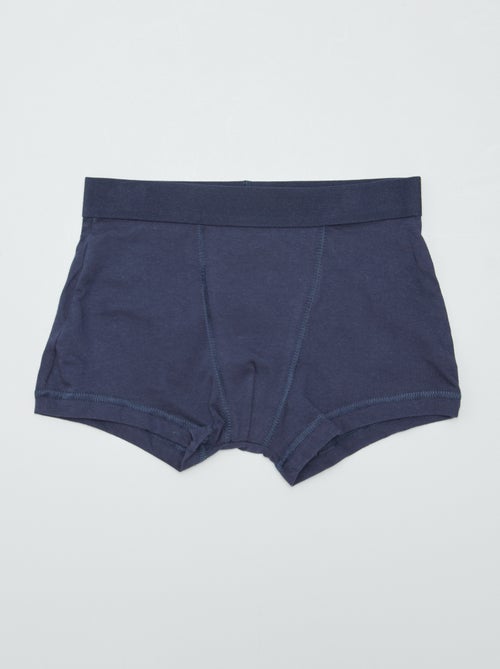 5 effen boxershorts - Kiabi
