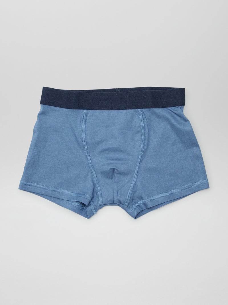 5 effen boxershorts GROEN - Kiabi