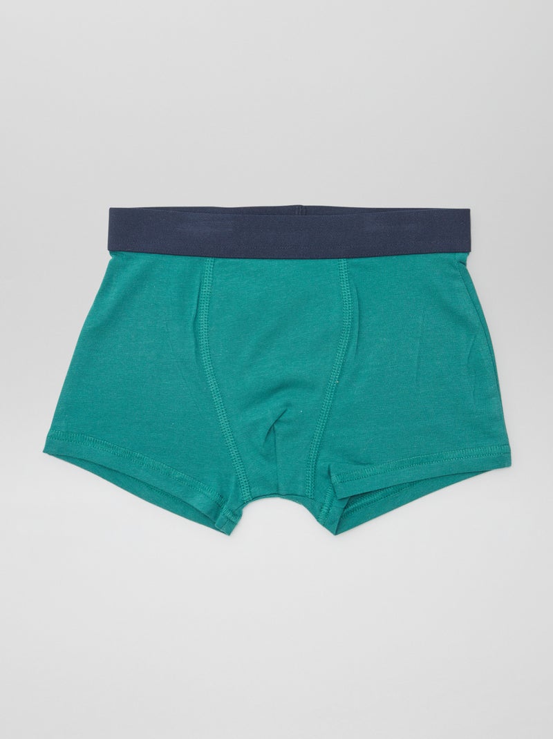 5 effen boxershorts Wit - Kiabi