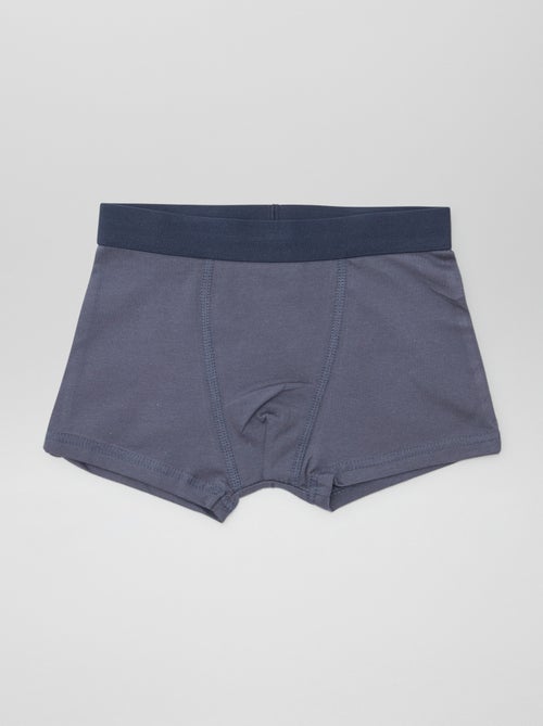 5 effen boxershorts - Kiabi