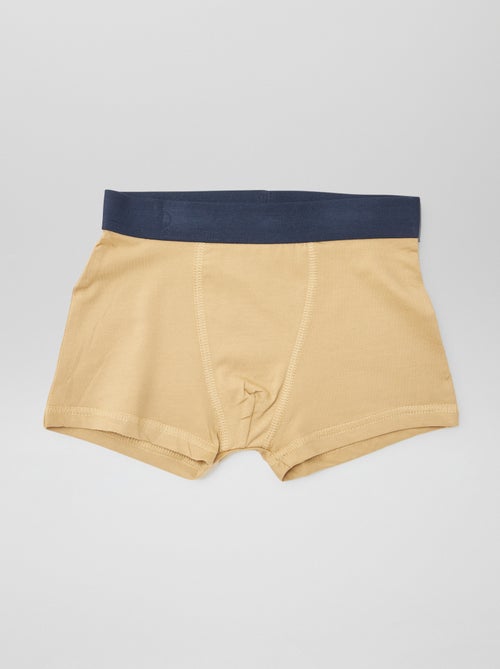 5 effen boxershorts - Kiabi
