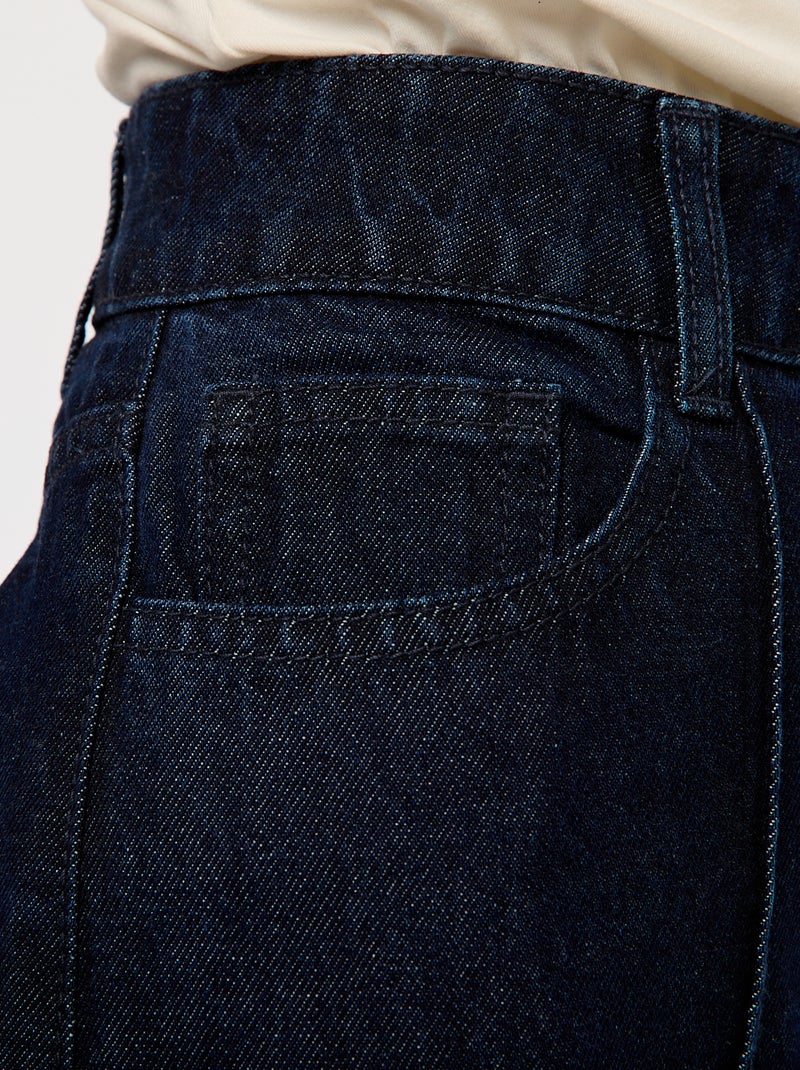 5-pocket-jeans met brede pijpen Blauw - Kiabi