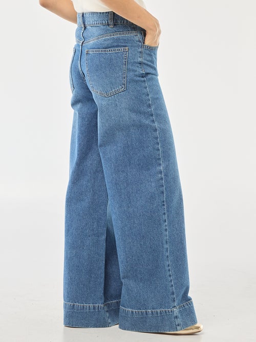 5-pocket-jeans met brede pijpen - Kiabi