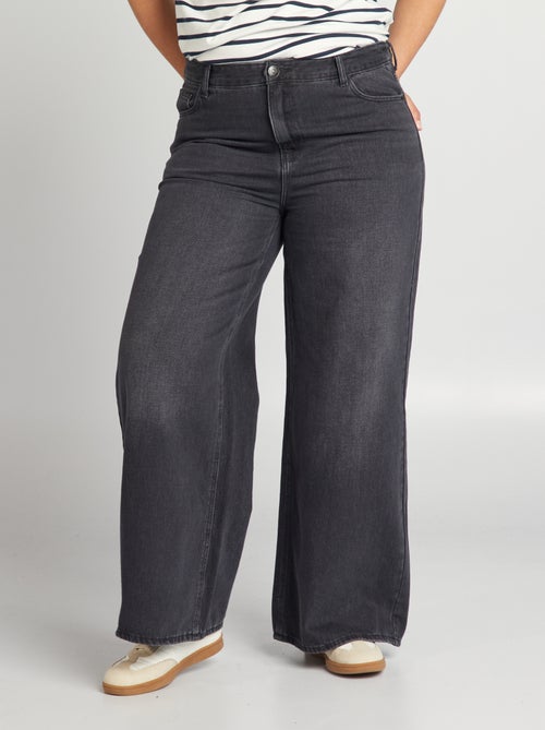 5-pocket-jeans met brede pijpen - Kiabi