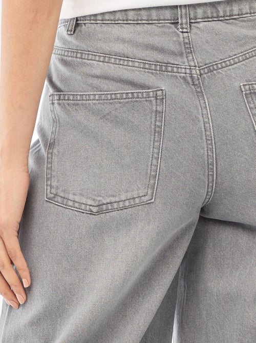 5-pocket-jeans met brede pijpen - Kiabi