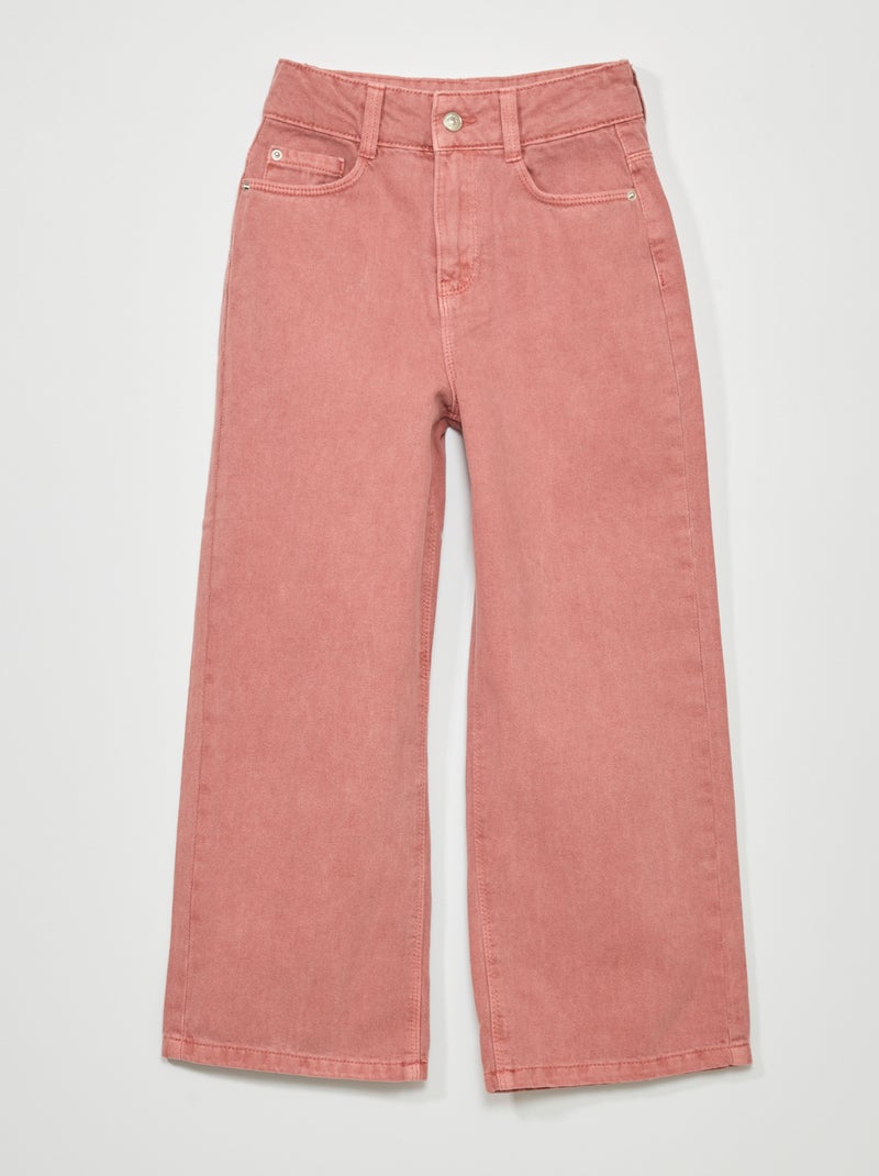 5-pocket-jeans met wijde pijpen ROSE - Kiabi