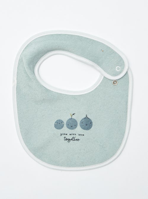 5 slabbetjes met leuke prints en drukknoopsluiting - Kiabi
