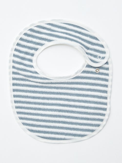5 slabbetjes met leuke prints en drukknoopsluiting - Kiabi