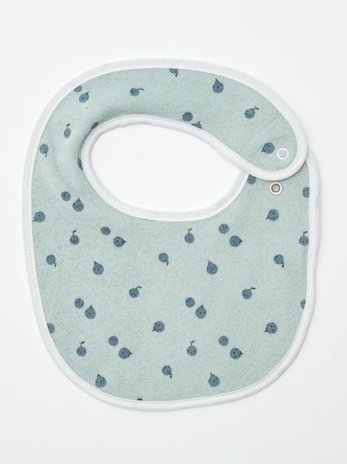 5 slabbetjes met leuke prints en drukknoopsluiting - Kiabi