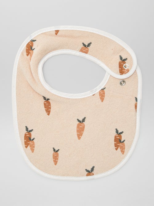 5 slabbetjes met leuke prints en drukknoopsluiting - Kiabi