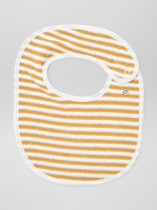 5 slabbetjes met leuke prints en drukknoopsluiting - Kiabi