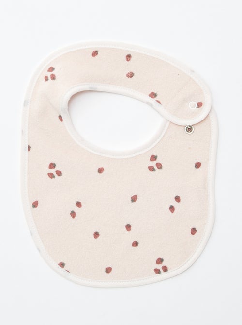 5 slabbetjes met leuke prints en drukknoopsluiting - Kiabi