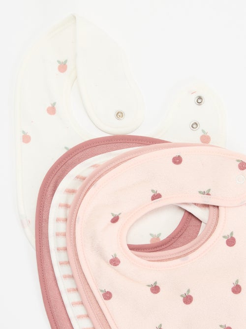 5 slabbetjes met leuke prints en drukknoopsluiting - Kiabi 5 slabbetjes met leuke prints en drukknoopsluiting - Kiabi