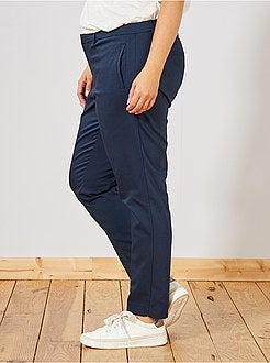 7/8e broek van katoensatijn - Kiabi