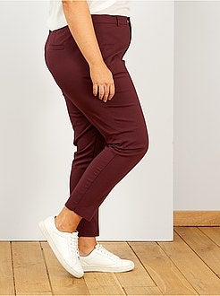 7/8e broek van katoensatijn - Kiabi