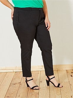 7/8e broek van katoensatijn - Kiabi