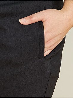 7/8e broek van katoensatijn - Kiabi