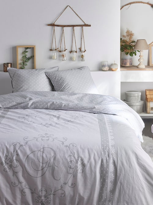 Aan beide zijden te gebruiken dekbedset - Voor 2-persoonsbed - Kiabi