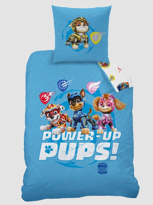 Aan beide zijden te gebruiken dekbedset met PAW Patrol-print - Kiabi