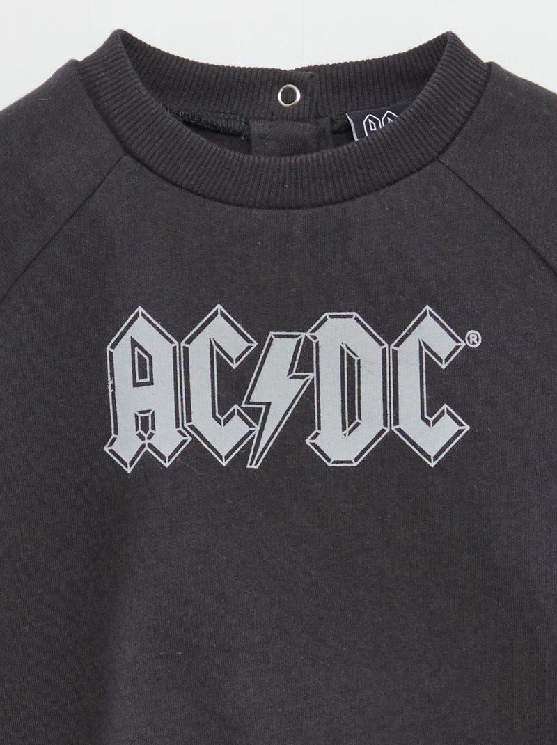 'AC/DC'-sweater van joggingstof ROOD - Kiabi