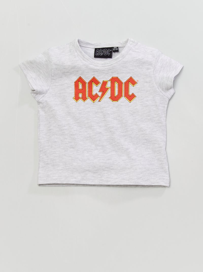 AC/DC-T-shirt GRIJS - Kiabi