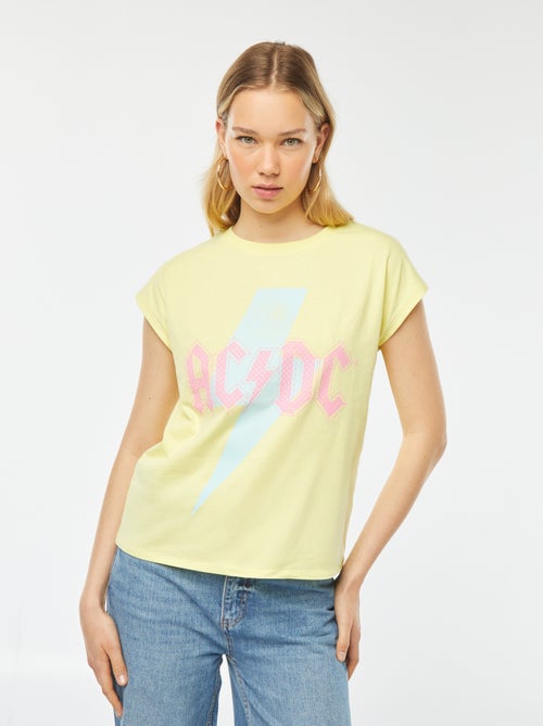 AC/DC-T-shirt met korte mouw - Kiabi