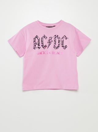 'AC/DC'-T-shirt met korte mouw