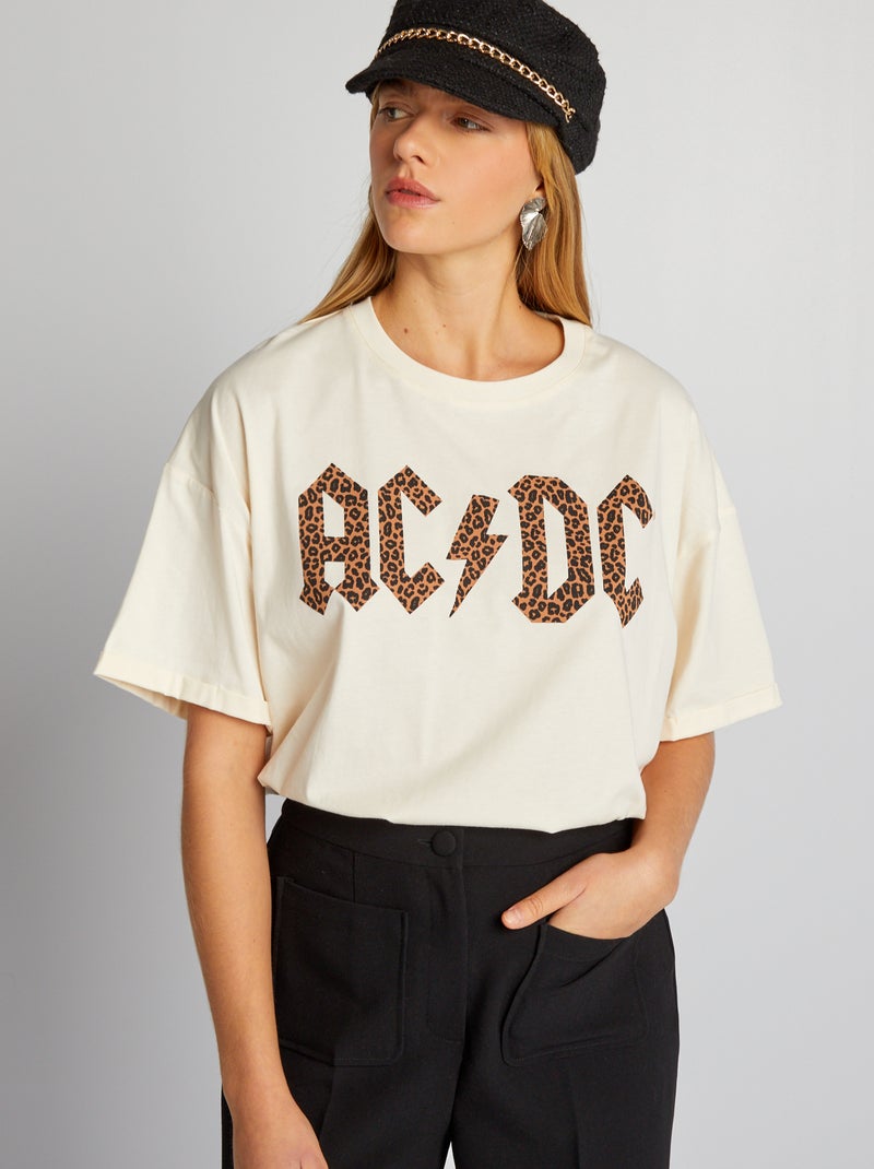 'AC/DC'-T-shirt WIT - Kiabi