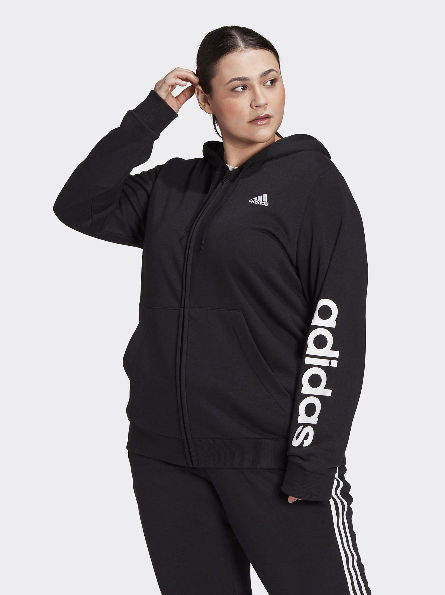 Adidas hoodie met rits online