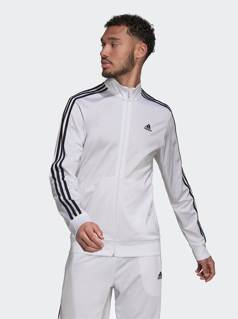 Adidas-jack met rits WIT - Kiabi