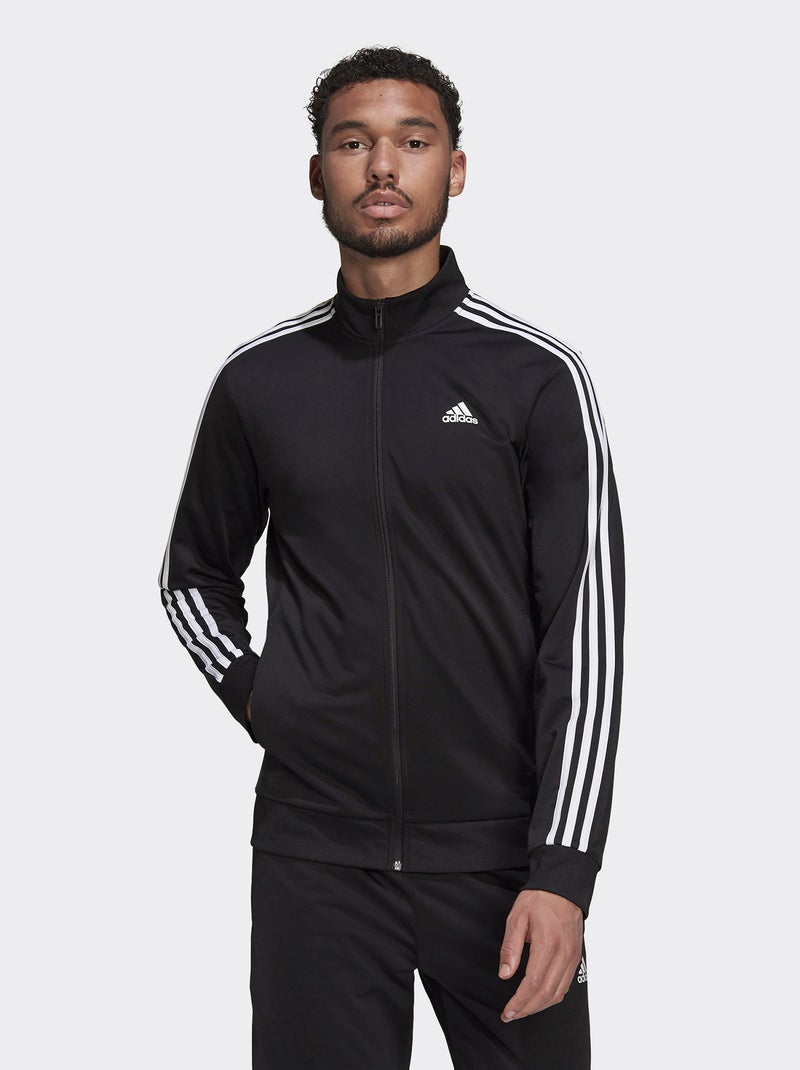 Adidas-sweater met rits ZWART - Kiabi
