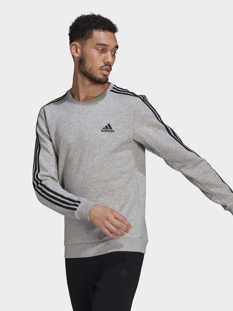 Adidas-sweater van joggingstof GRIJS - Kiabi