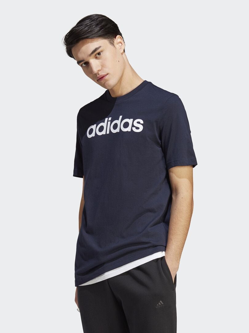 Malen Hoge blootstelling Vanaf daar Adidas-T-shirt met ronde hals - BLAUW - Kiabi - 23.00€