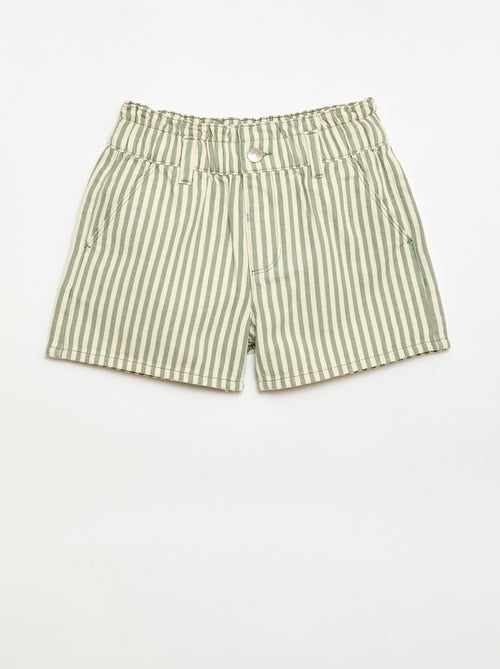 All-over bedrukte short van katoen - Kiabi