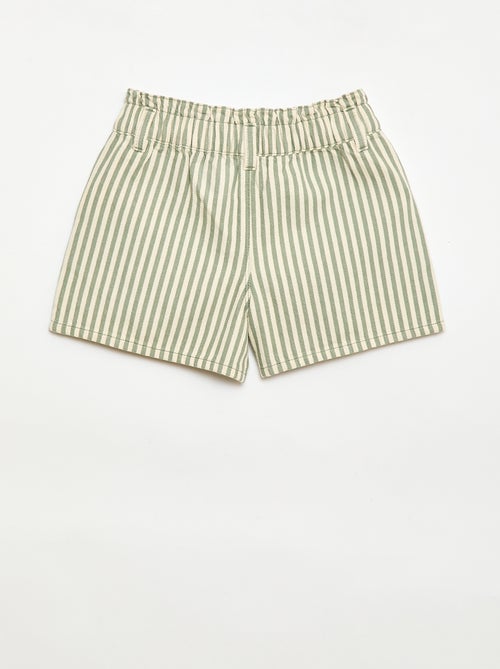 All-over bedrukte short van katoen - Kiabi