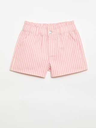 All-over bedrukte short van katoen