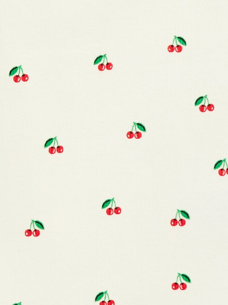 All-over ribtop Biege - Kiabi