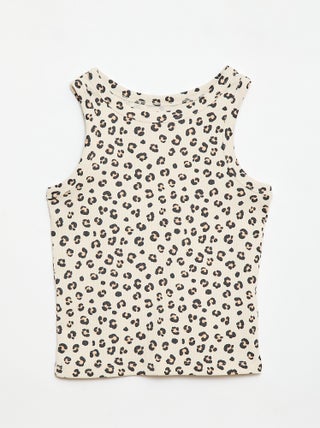 All-over ribtop