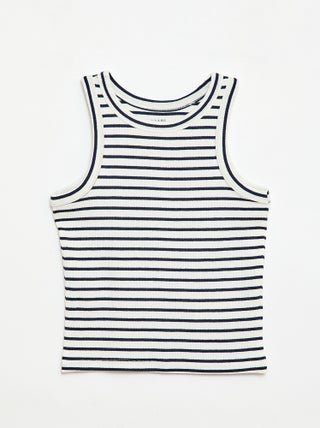 All-over ribtop