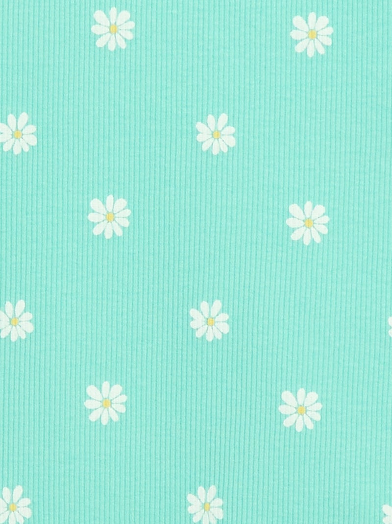 All-over ribtop Groen - Kiabi