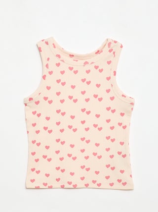 All-over ribtop