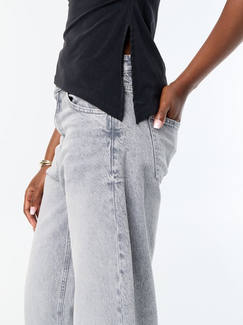 Asymmetrisch mouwloos T-shirt - Kiabi