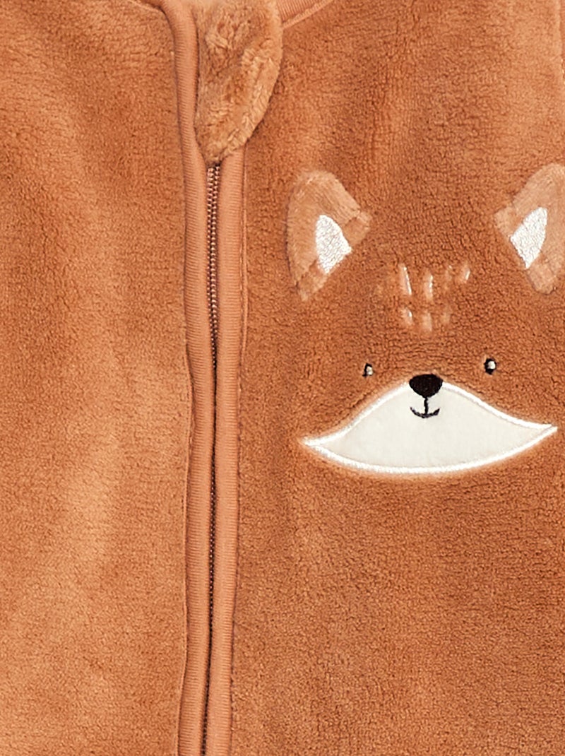 Babyslaapzak met afneembare mouwen, TOG-waarde 3 Bruin - Kiabi