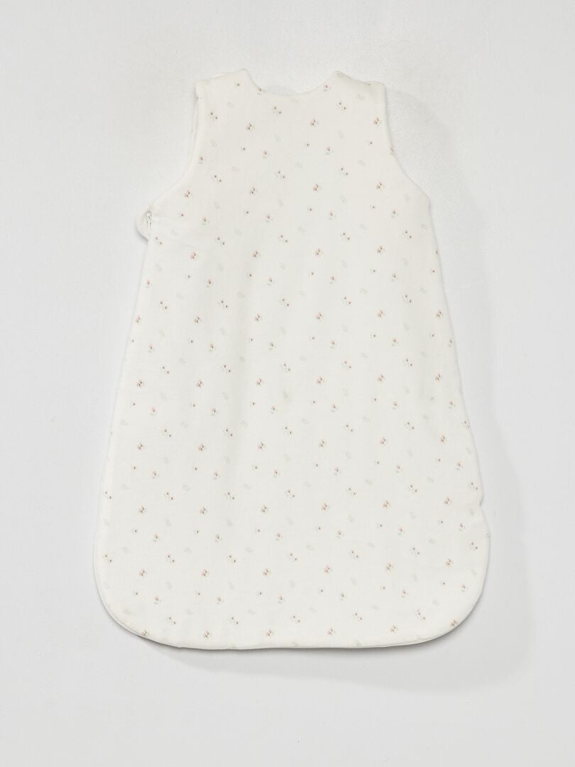 Set van 2 babyslaapzak voor de zomer, 100% katoen, 0,5 TOG, zomerslaapzak met mouwen