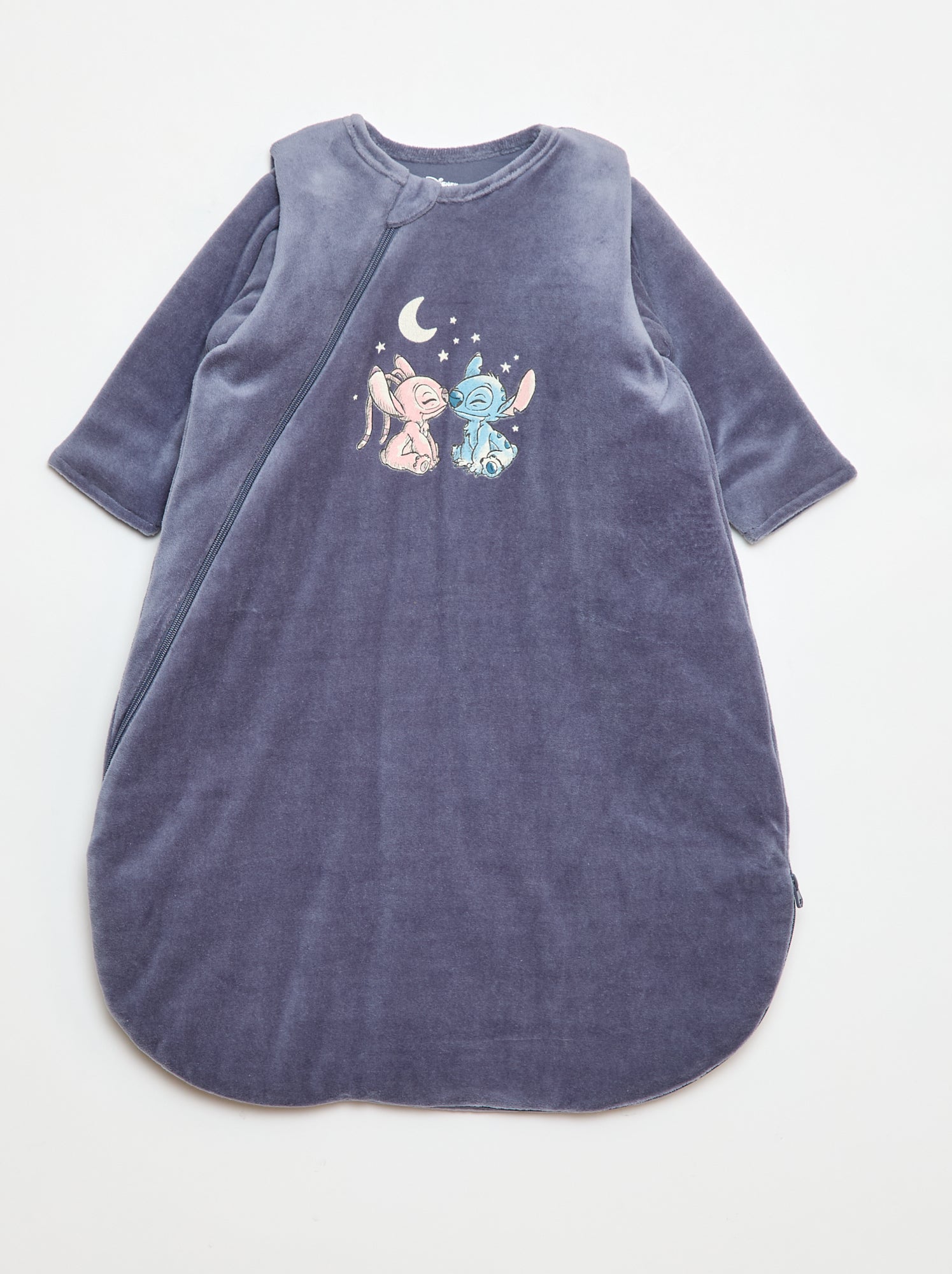 Babyslaapzak van velours met Stitch-print, TOG-waarde 3