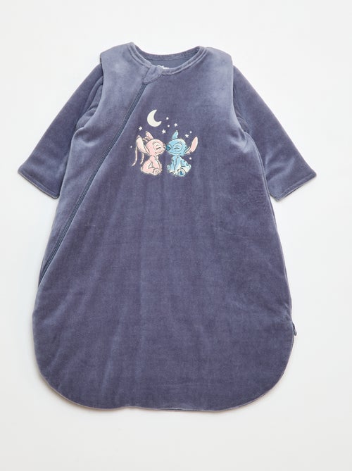 Babyslaapzak van velours met Stitch-print, TOG-waarde 3 - Kiabi