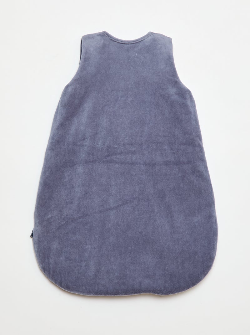 Babyslaapzak van velours met Stitch-print, TOG-waarde 3 Blauw - Kiabi