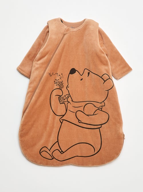 Babyslaapzak van velours met Winnie-print, TOG-waarde 3 - Kiabi