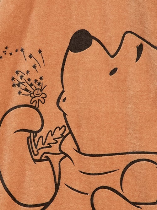 Babyslaapzak van velours met Winnie-print, TOG-waarde 3 - Kiabi