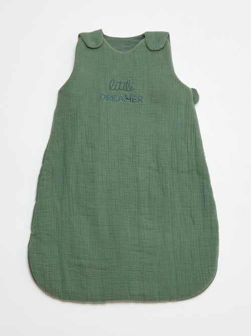 Babyslaapzak van zachte, luchtige katoen met afneembare mouwen, TOG-waarde 2.5 - Kiabi